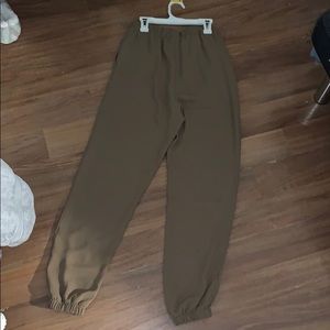 Tan joggers
